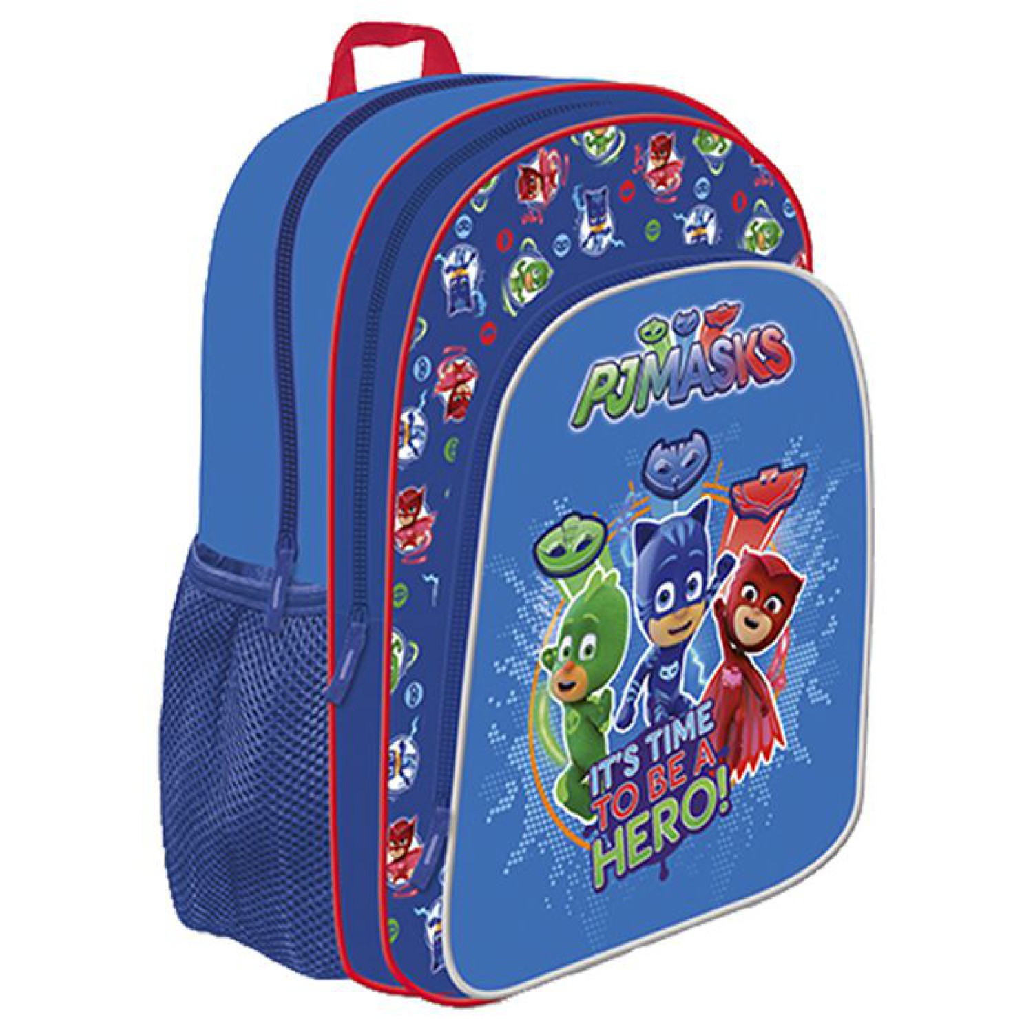 Τσάντα Δημοτικού 3 ΘΗΚΕΣ PJ MASK 38cm St.Majewski