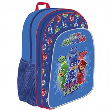 Τσάντα Δημοτικού 3 ΘΗΚΕΣ PJ MASK 38cm St.Majewski