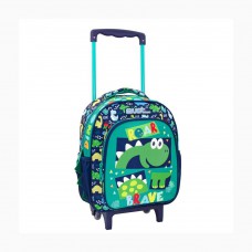Τσάντα τρόλεϊ νηπίου Must Dino Roar 2 θέσεων