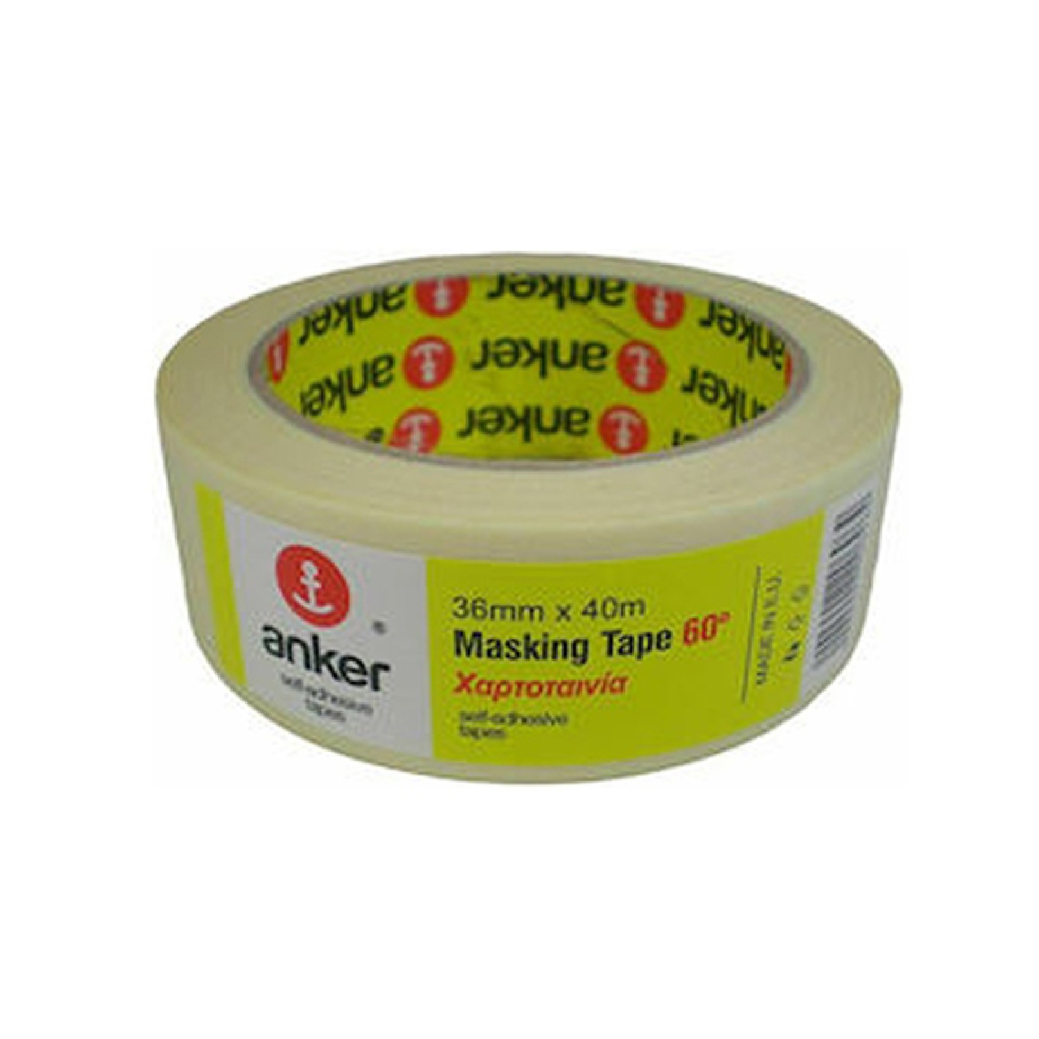 ΚΟΛΛΗΤΙΚΕΣ ANKER MASKING 36mmΧ40m