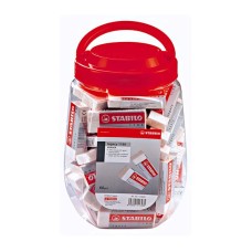 ΓΟΜΟΛΑΣΤΙΧΕΣ STABILO 1186 ΛΕΥΚΗ ΜΕΓΑΛΗ ΠΛ.