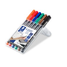ΜΑΡΚΑΔΟΡΟΙ OHP STAEDTLER 313 S SET/6τεμ