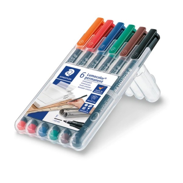 ΜΑΡΚΑΔΟΡΟΙ OHP STAEDTLER 318 F SET/6τεμ